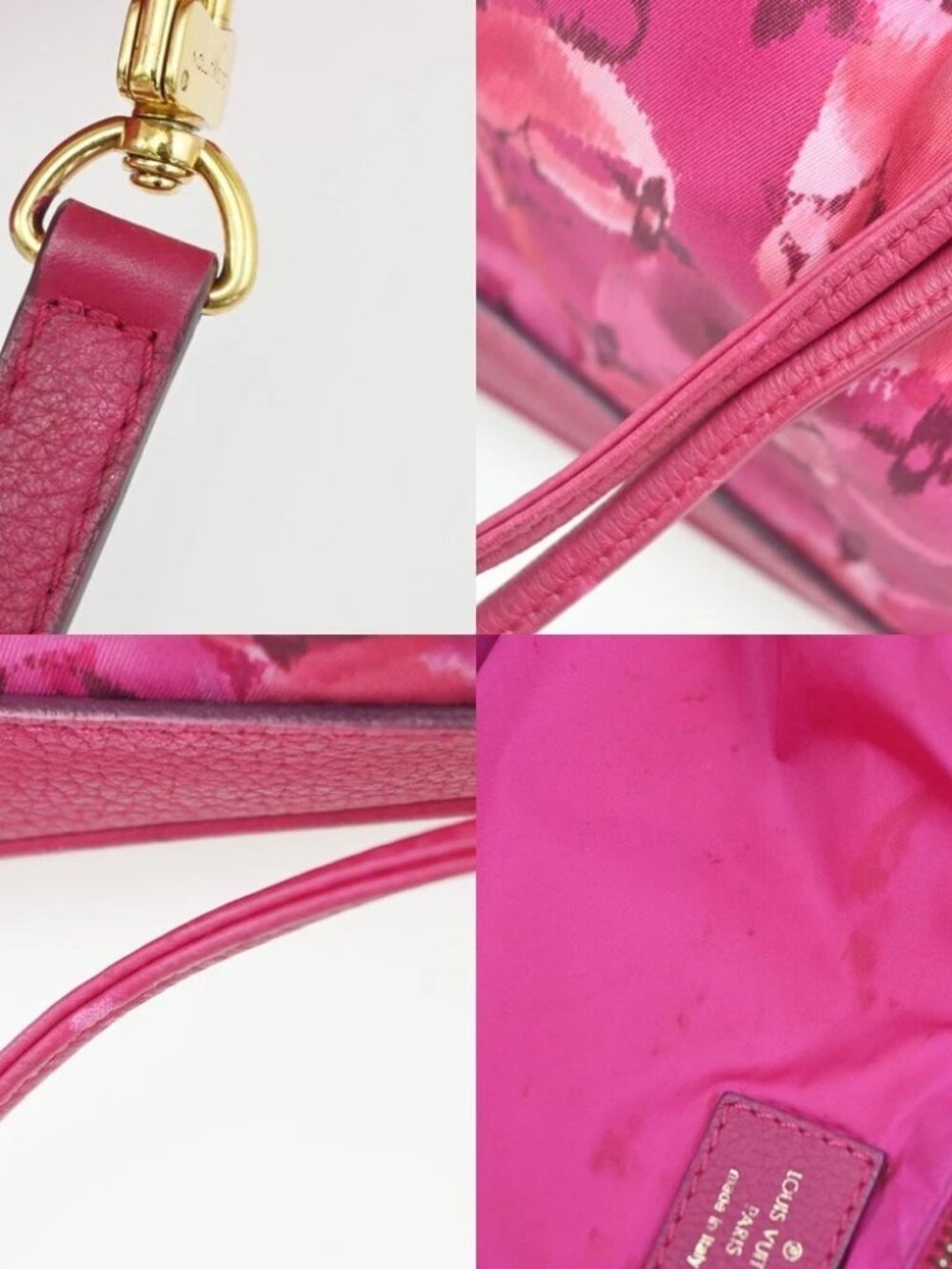 LOUIS VUITTON Noefull MM 2way Hand Bag Monogram Ikat Flower Nylon - Picture 9 of 16